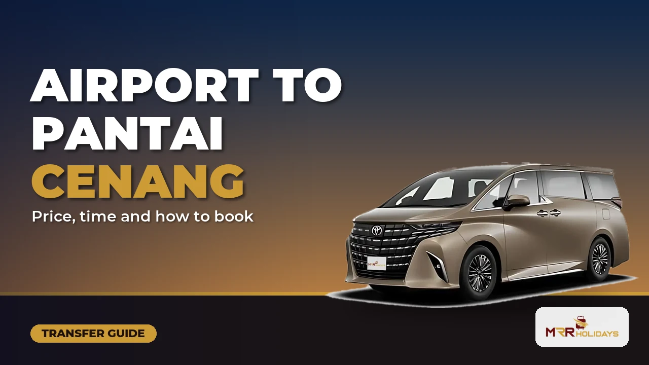 Toyota Alphard for a private airport transfer from Langkawi airport to Pantai Cenang