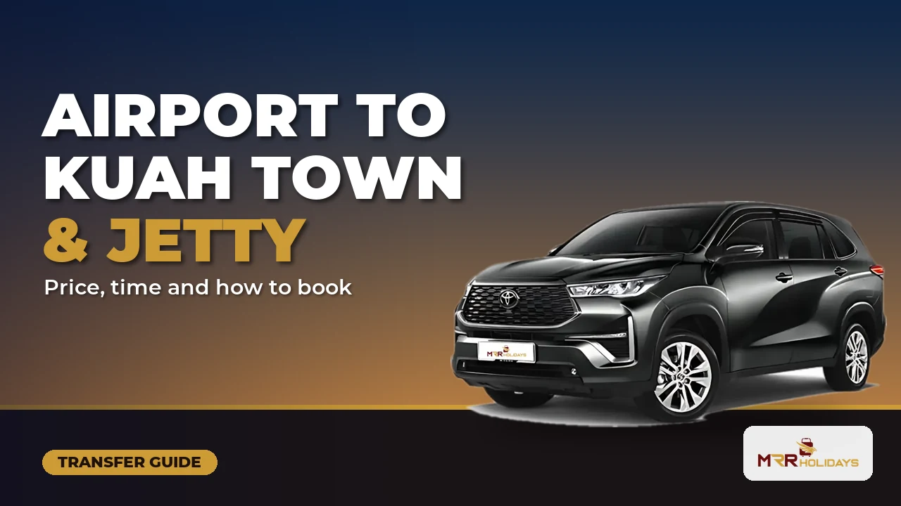 Hyundai Grand Starex for a private transfer between Langkawi airport and Kuah town