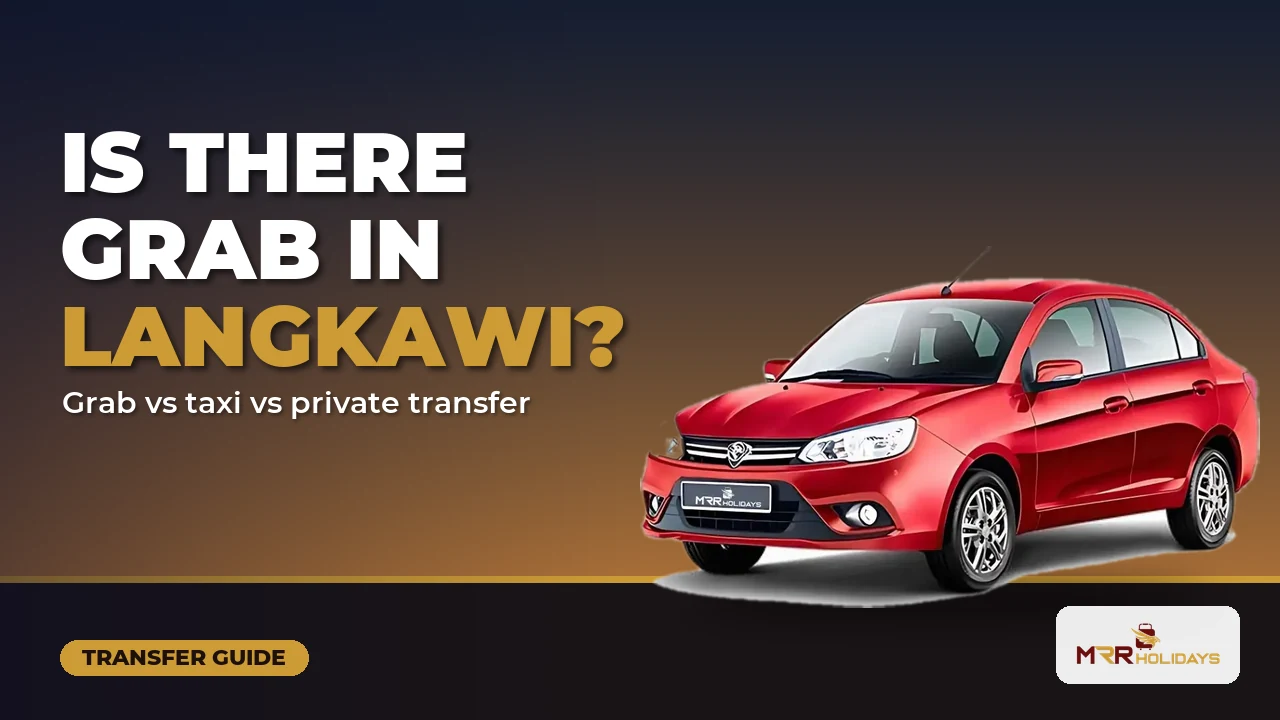 Toyota Innova Zenix menunggu di lapangan terbang Langkawi untuk transfer peribadi yang ditempah