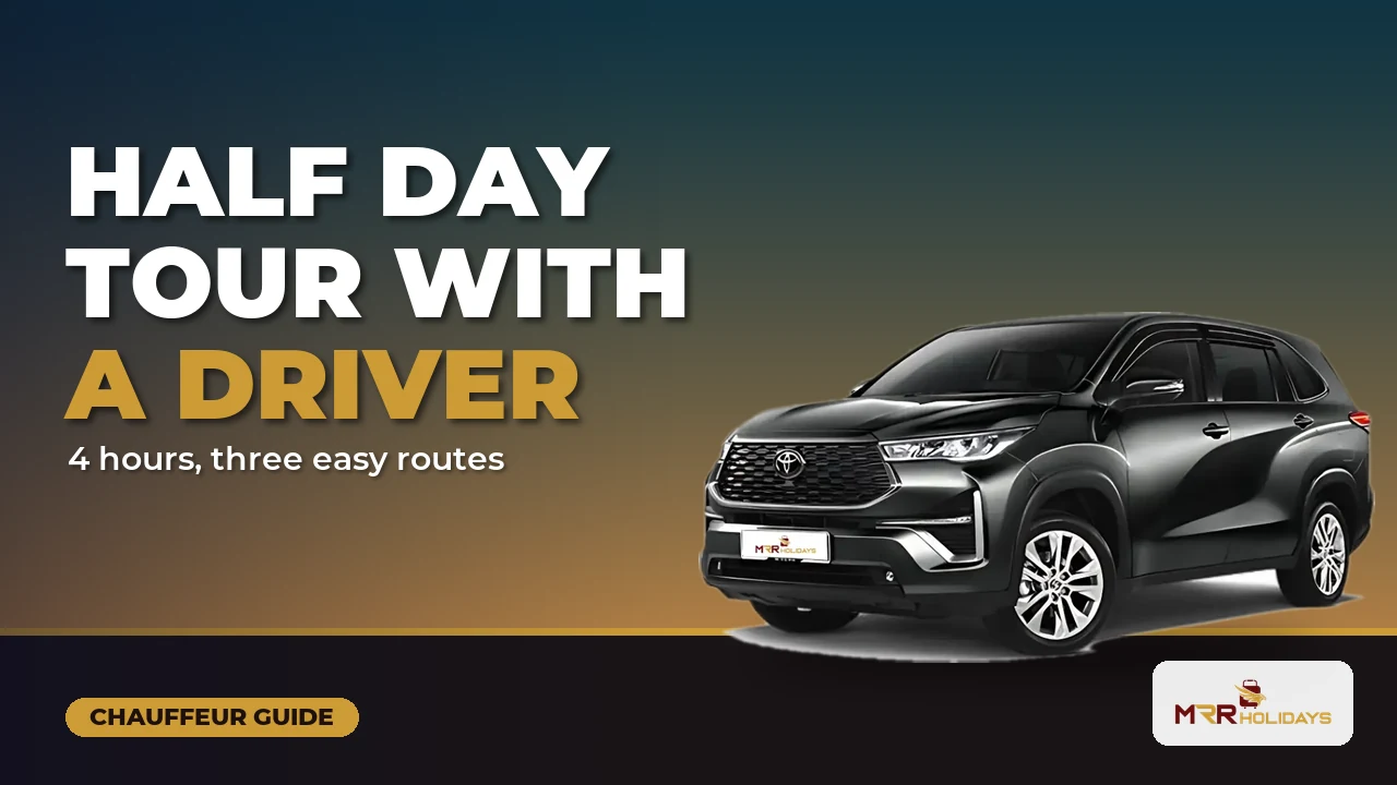 Toyota Innova Zenix with a private driver for a half day tour in Langkawi