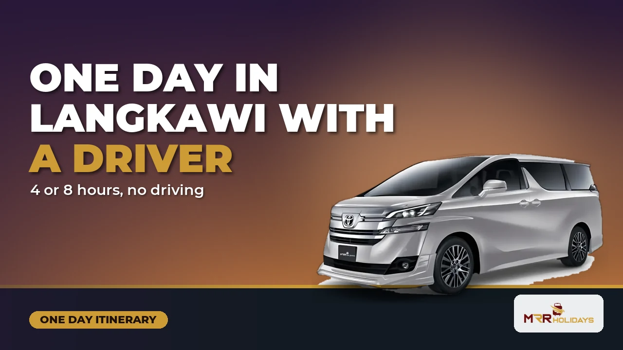 Sehari di Langkawi dengan pemandu peribadi: Toyota Vellfire perak di jalan raya, itinerari 4 atau 8 jam