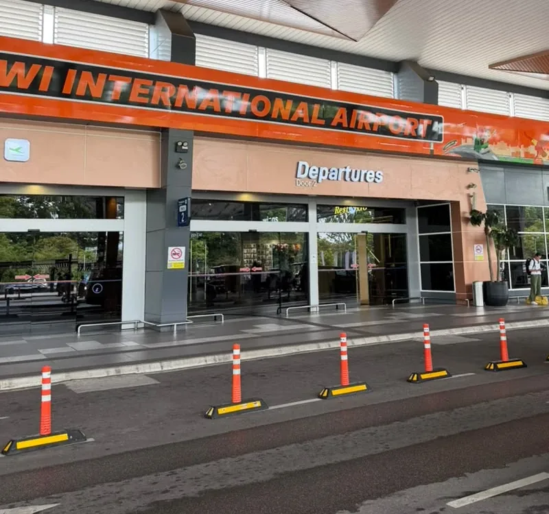 Departures Door 2 at Langkawi International Airport